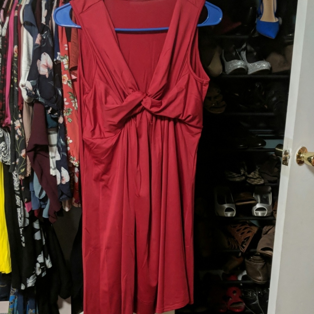 Red dress